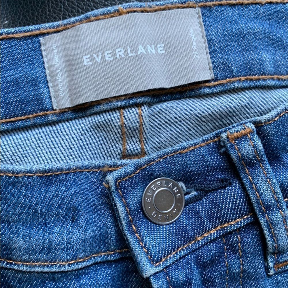 EVERLANE HIGH RISE SKINNY BLUE DENIM JEANS 27 - Picture 6 of 11